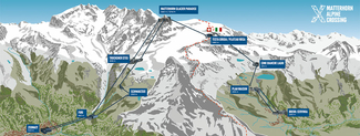 Matterhorn Alpine Corssing Grafik