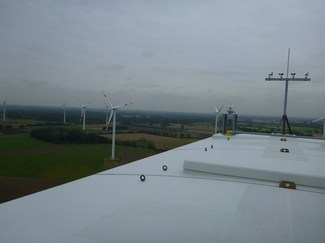 Der Windpark Sendenhorst